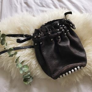 Alexander Wang Diego Bucket Bag (Dark Chocolate)